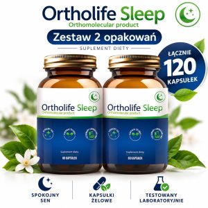 Ortholife Sleep DUO – Zestaw 2 opakowań | 120 kapsułek